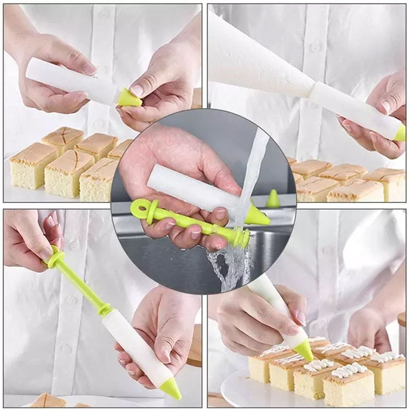 Silicone Decorative Pens, Chocolate Cookie Cake Writing Pen, Decorating Cake Molds Tool, Silicone Food Writing Pen For Dessert, Ice Cream Chocolate Decorating Pens Syringe Baking Tools Silicone Decorative Pens, Chocolate Cookie Cake Writing Pen, Decorating Cake Molds Tool, Silicone Food Writing Pen For Dessert, Ice Cream Chocolate Decorating Pens Syringe Baking Tools